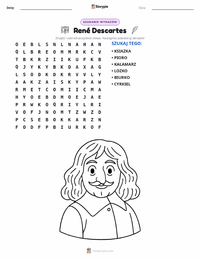 Podgląd drukowalnego arkusza ćwiczeń René Descartes
