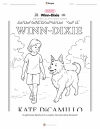 Winn-Dixie (Roman) Malvorlage für Kinder