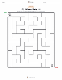 Because of Winn-Dixie (roman) afdrukbare werkblad voorbeeld