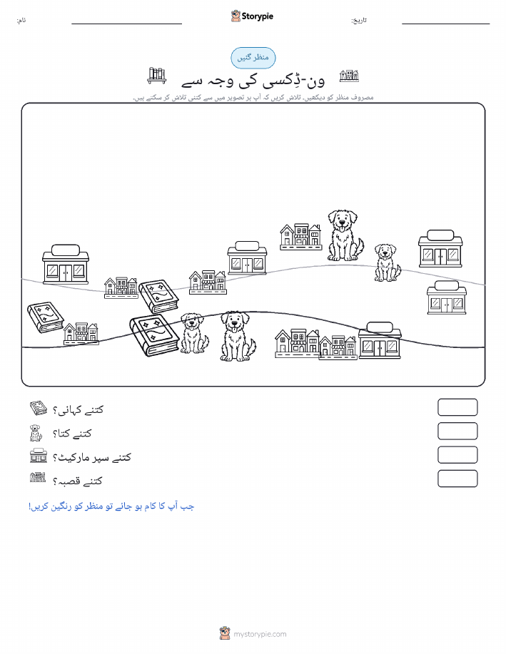 گنتی کا منظر