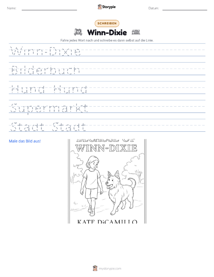 Schreibübung