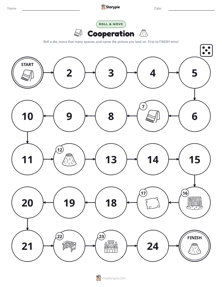 Roll & Move Game