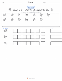 معاينة ورقة العمل القابلة للطباعة لماذا يطن البعوض في آذان الناس - غرب أفريقيا