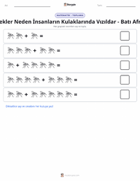 Sivrisinekler Neden İnsanların Kulağında Vızıldar - Batı Afrika yazdırılabilir çalışma sayfası önizlemesi