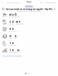 Xem trước tài liệu in sẵn Tại Sao Muỗi Vo Ve Bên Tai Người - Tây Phi