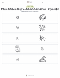 దోమలు ప్రజల చెవులలో ఎందుకు గుసగుసలాడతాయి - పశ్చిమ ఆఫ్రికా ముద్రించదగిన పని పత్రం ప్రివ్యూ