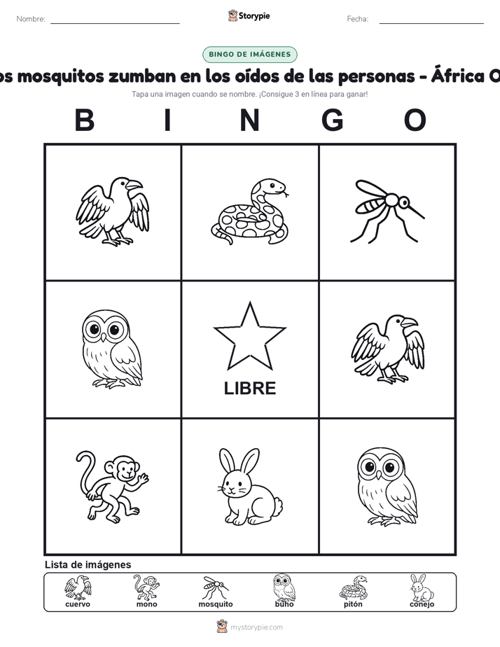 Bingo de Imágenes
