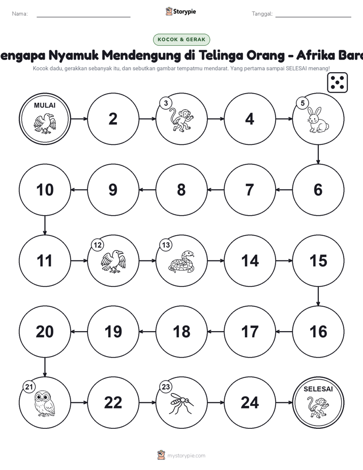 Permainan Gulung & Pindah