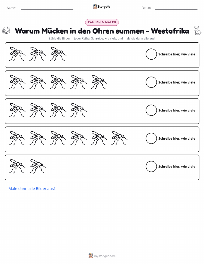 Zählen & Ausmalen