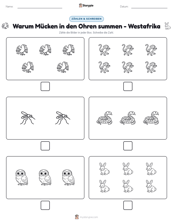 Zählen & Schreiben