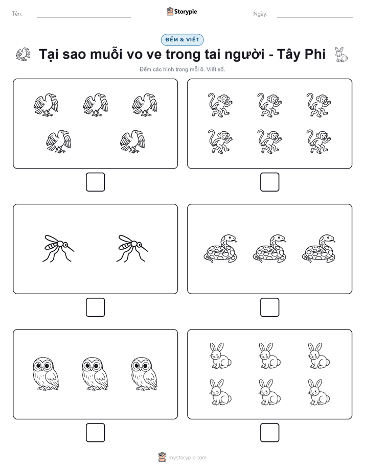 Đếm & Viết
