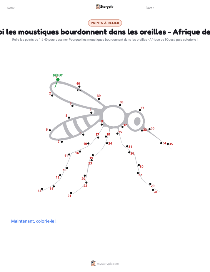 Relie les points
