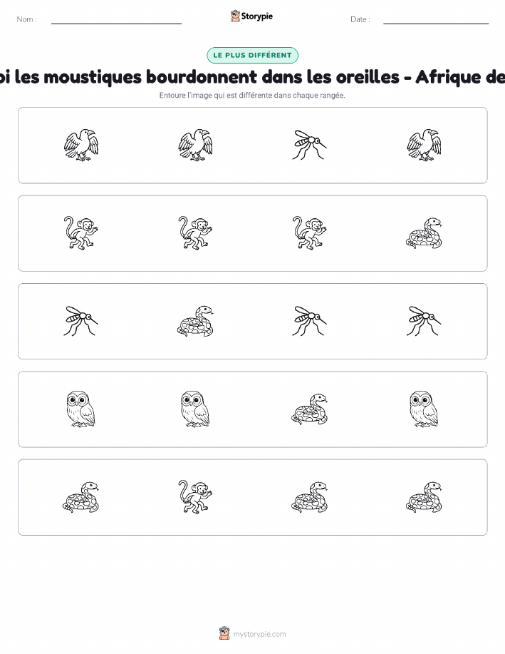 Celui qui ne correspond pas