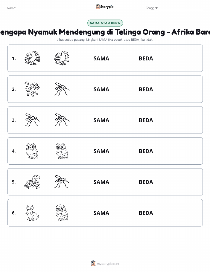 Sama atau Berbeda