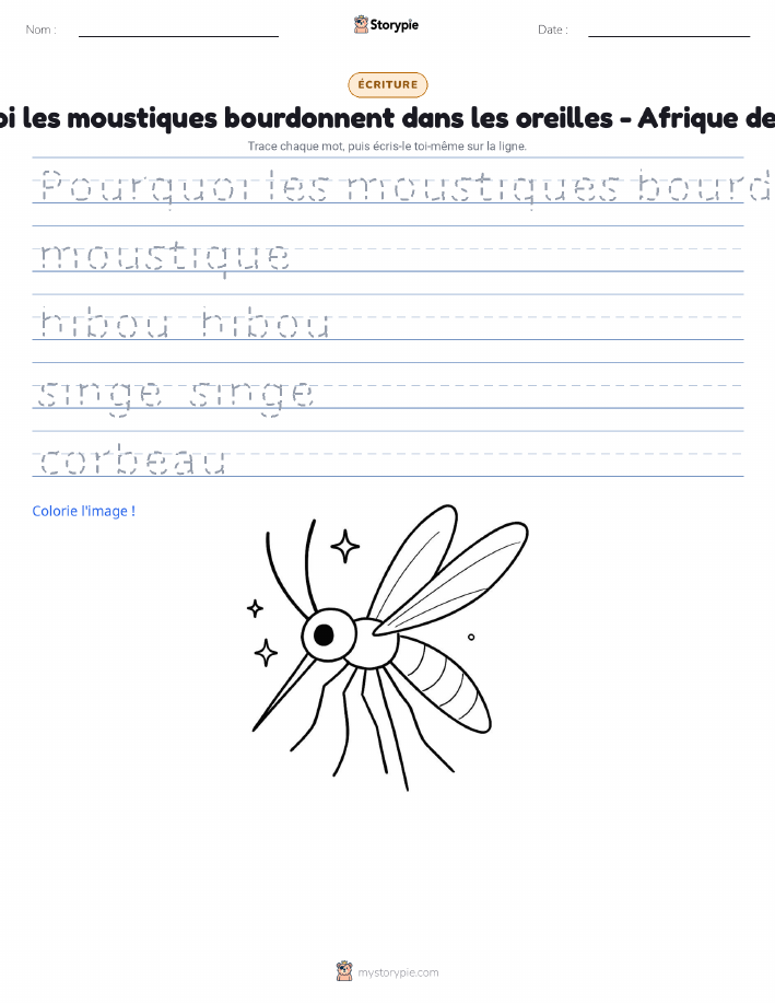 Pratique d'écriture