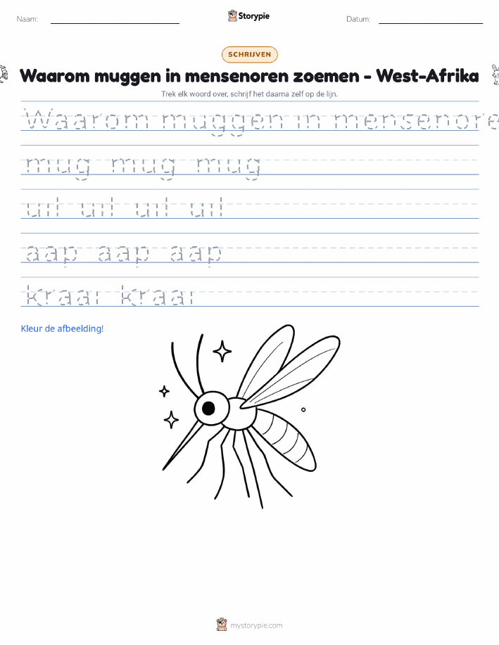 Schrijf Oefening
