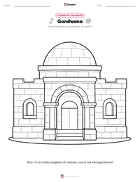 Anteprima della scheda stampabile di Gondwana