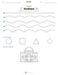 Gondwana printable worksheet preview