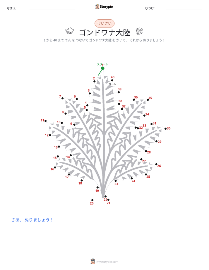 点つなぎ