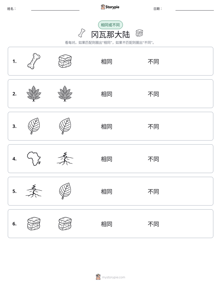 相同或不同