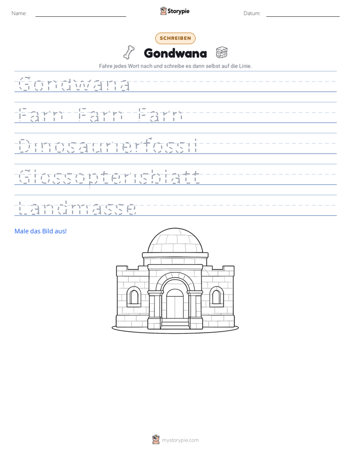 Schreibübung