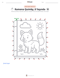 Ramona Quimby, 8 Yaşında (roman) yazdırılabilir çalışma sayfası önizlemesi