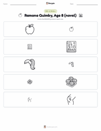 Ramona Quimby, Age 8 (novel) printable worksheet preview