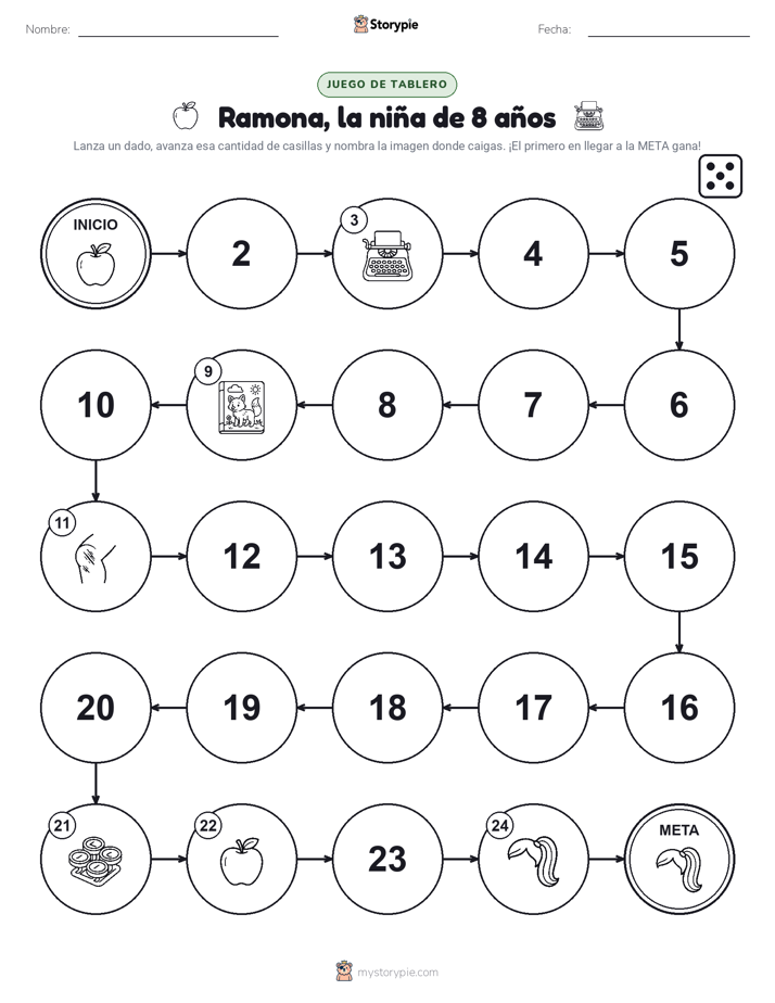 Juego de Rueda y Avanza