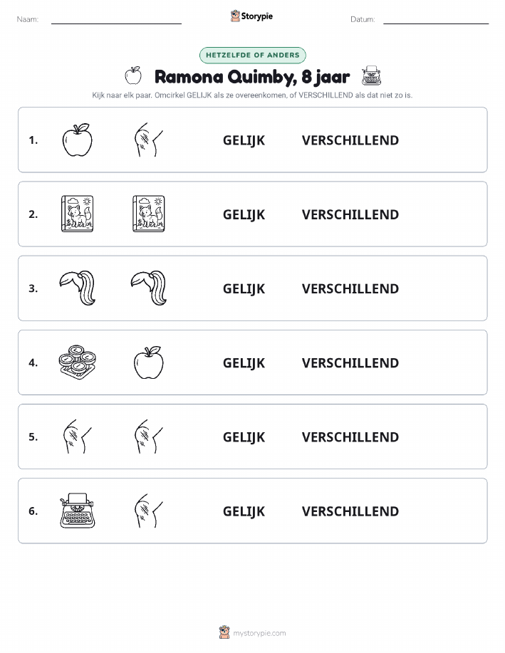 Zelfde of Verschillend