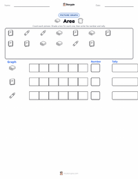 Area printable worksheet preview