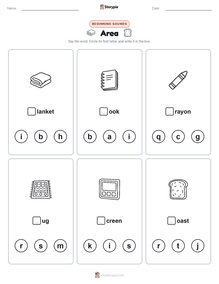 Beginning Sounds