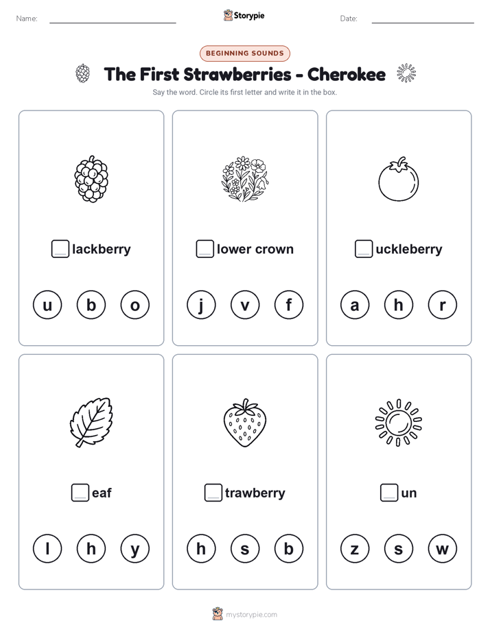 Beginning Sounds