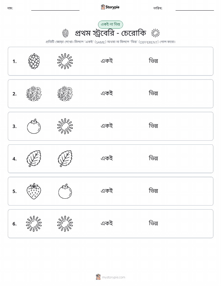 একই বা ভিন্ন