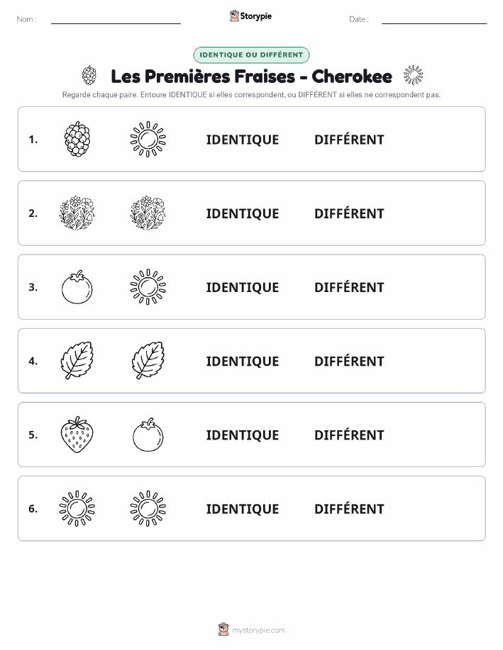 Identique ou Différent
