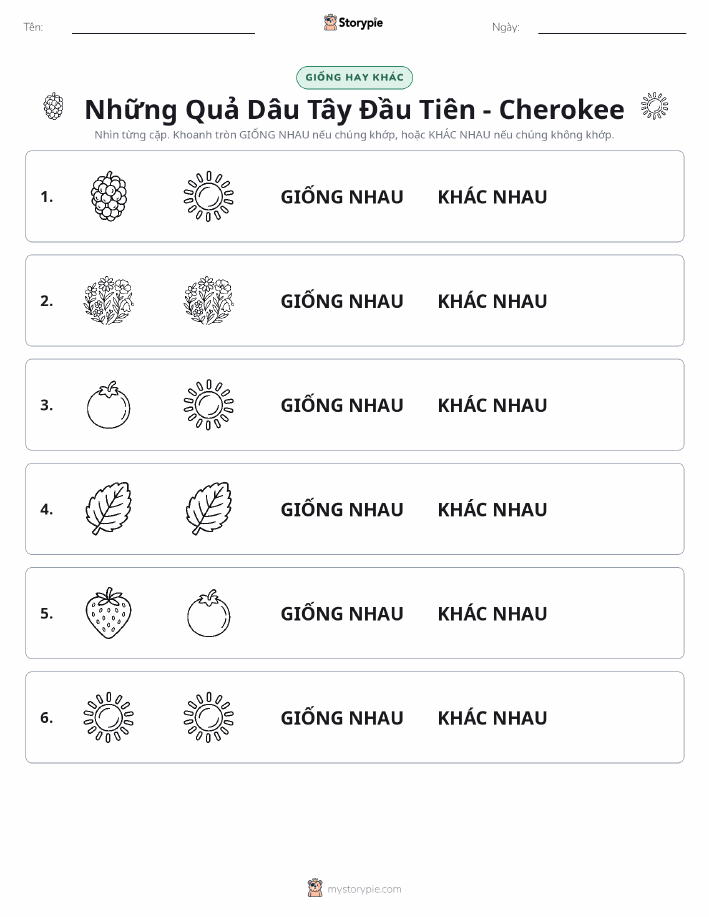 Giống Hay Khác