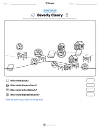 Beverly Cleary druckbare Arbeitsblatt Vorschau