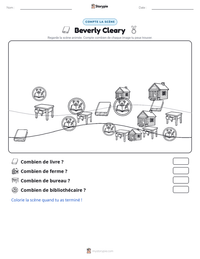 Aperçu de la feuille de travail imprimable Beverly Cleary