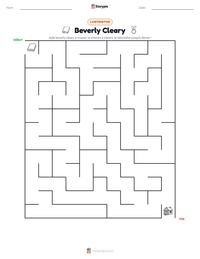 Aperçu de la feuille de travail imprimable Beverly Cleary