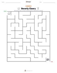 Anteprima della scheda stampabile di Beverly Cleary