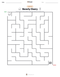 Podgląd drukowalnego arkusza ćwiczeń Beverly Cleary