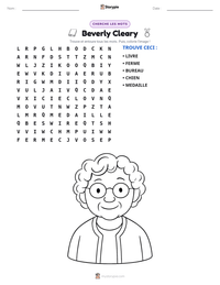Aperçu de la feuille de travail imprimable Beverly Cleary