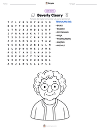 Prabaca lembar kerja cetak Beverly Cleary