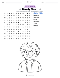 Podgląd drukowalnego arkusza ćwiczeń Beverly Cleary