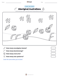 Aboriginal Australians printable worksheet preview