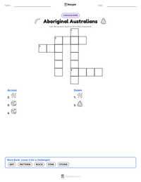 Aboriginal Australians printable worksheet preview