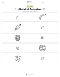 Aboriginal Australians printable worksheet preview