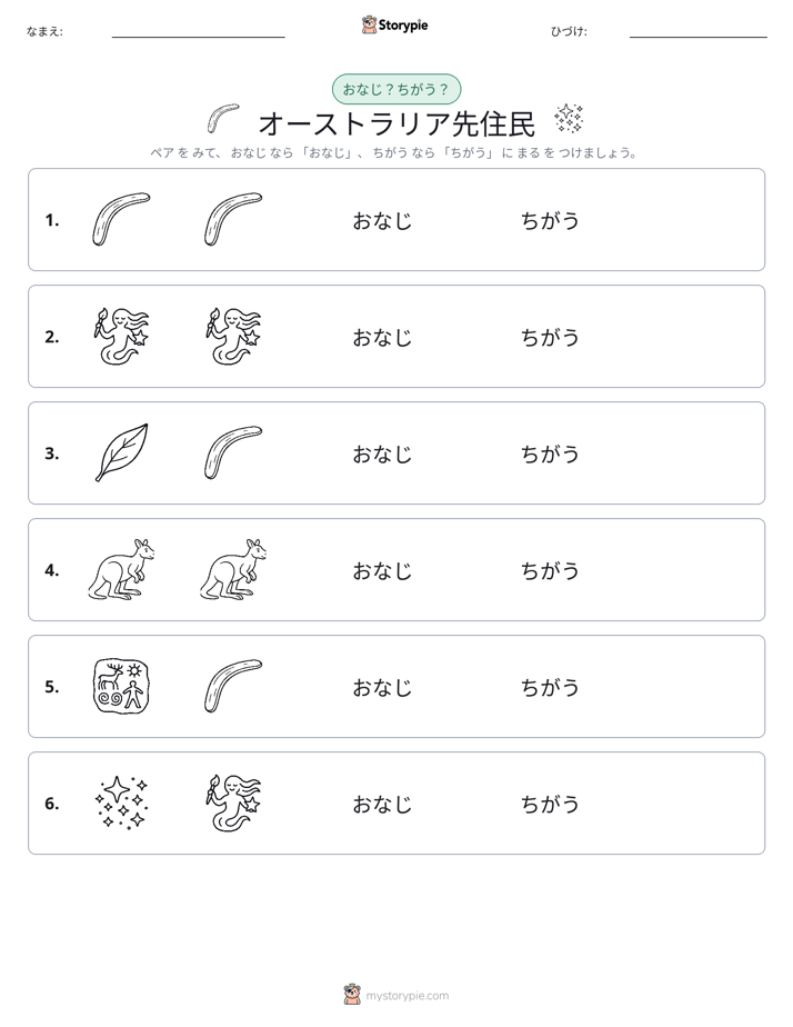 同じか違うか