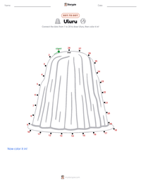 Uluru printable worksheet preview