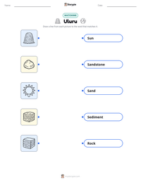 Uluru printable worksheet for kids