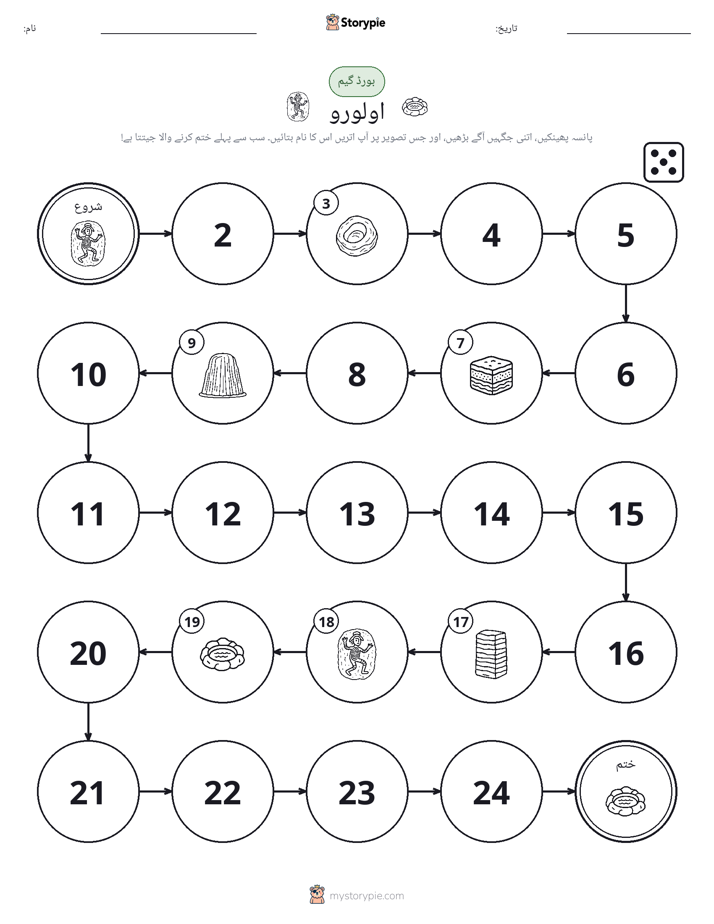 رول اور منتقل کریں کھیل